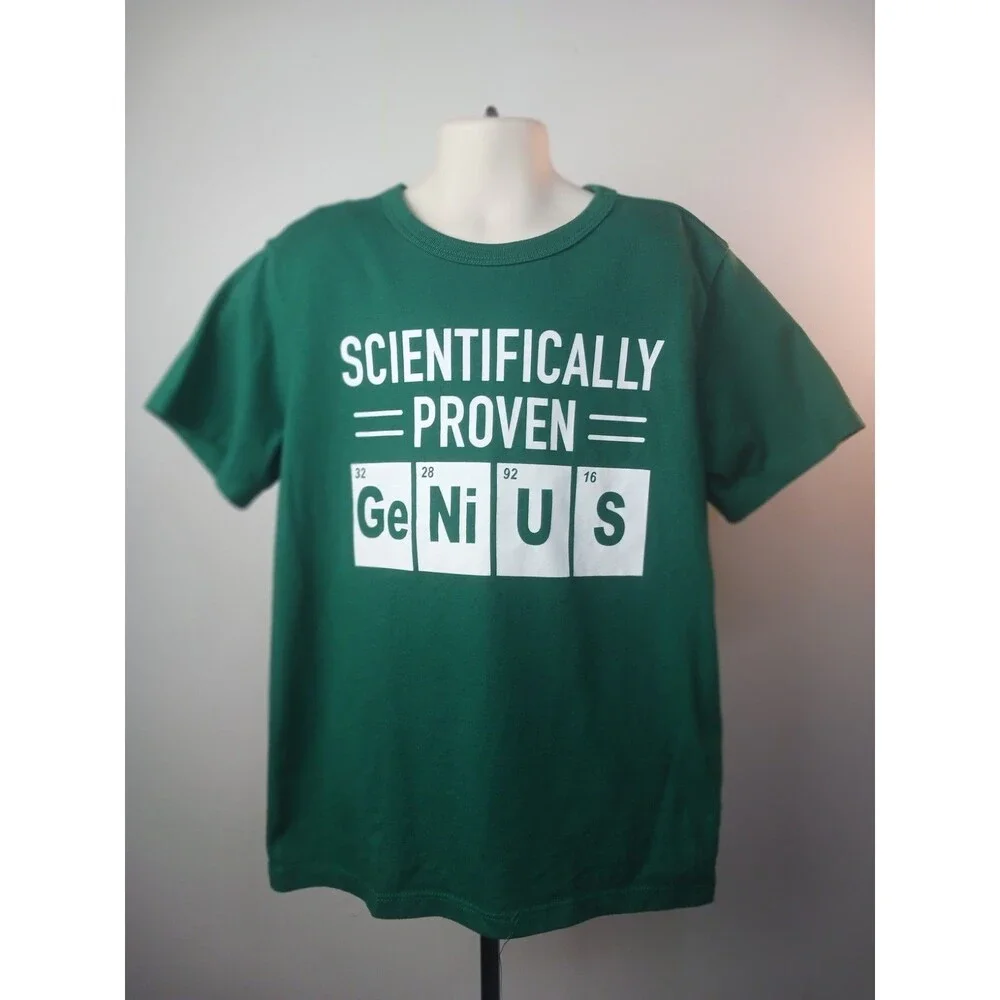 Children's PLACE Kids Green Casual Graphic Tee Sz. M (8)